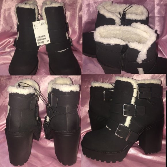 Lot of 3 NEW H&M Women's Size 8 Platforms Chunky Heels Shoes - Picture 4 of 4